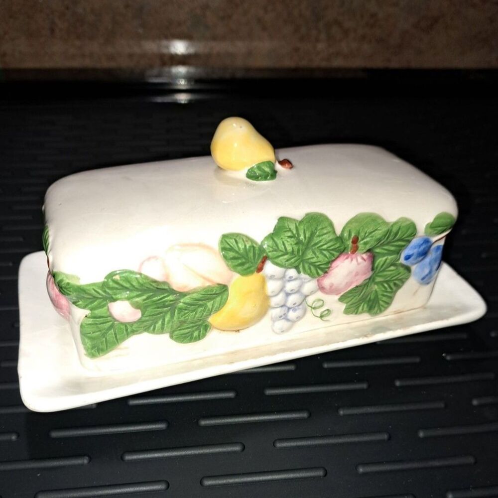 Vintage Albert Kessler & Co. Ceramic Butter Dish
